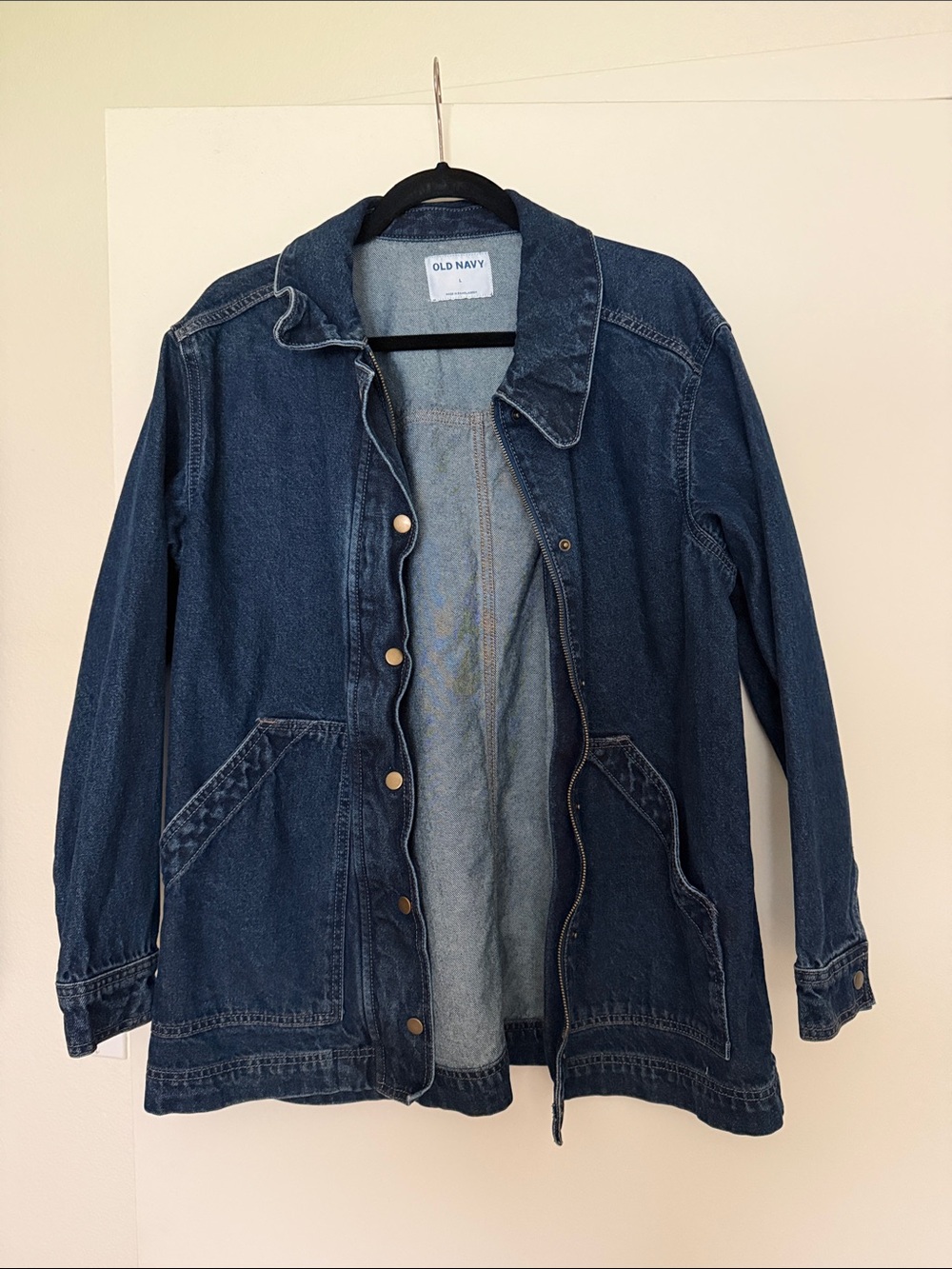 Women's Dark Blue Barn Denim Jacket